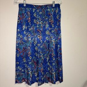 Jacqueline Ferrar Vintage Floral Blue Women's Skirt